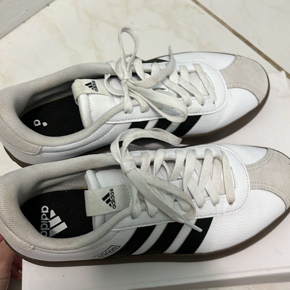 adidas White and Black Athletic Shoes - Picture 9 of 15